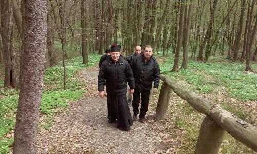 Поранені учасники АТО відвідали Крехівський монастир.(ФОТО)